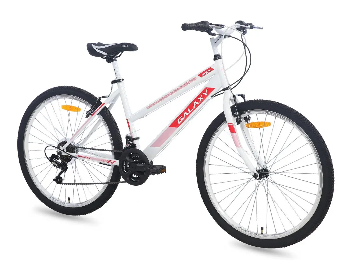 image Galaxy Bicikl Mystic, 26″ belo-crvena